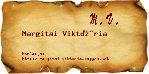 Margitai Viktória névjegykártya
